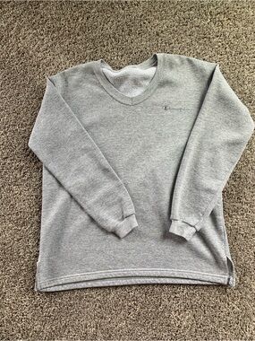 Champion Light Gray Crewneck Sweatshirt